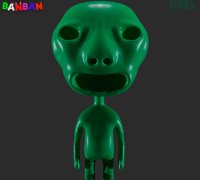 STL file Nibbler from the game Garten of Banban 3 🦸・3D printing