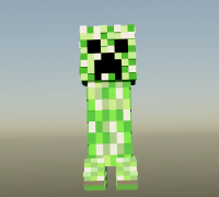 Minecraft Baby Creeper by Shark_Byte, Download free STL model