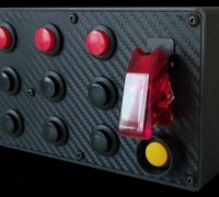 Sim Button Box w/Stream Deck by Nico, Download free STL model