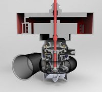 Fichier STL gratuit Turbine hydraulique n° 1 🔧・Modèle pour