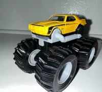 Archivo STL gratis Hot Wheels Monster Truck Juego de Rampa