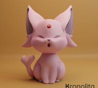 STL file ESPEON POKEMON 🐉・3D print object to download・Cults