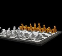 Attack on Titans chess set | Anime-themed 3D-printed chess board and pieces  | Anime | AoT