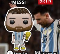 MESSI FUNKO POP GOLD LIMITED