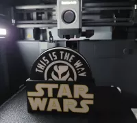 Free STL file Star Wars coasters & holder ⭐・Model to download