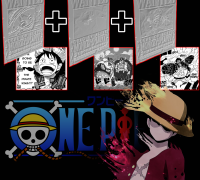 3D file Poster Wanted Luffy 🦸・3D printable model to download・Cults