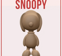 Free STL file Snoopy Keychain 🗝️・Object to download and to 3D print・Cults