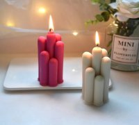 S-shaped silicone spiral candle mold 3D Print Model in Other 3DExport