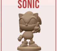 STL file Sonic・3D printer design to download・Cults