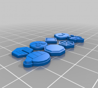STL file Wave Badge Unova Marlon Pokemon 🌊・3D printable model to