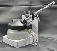 AIRBRUSH CLEANING POT by WF3D, Download free STL model