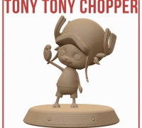 STL file Tony Tony Chopper from One Piece 💬・3D printable model