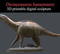 Deinosuchus walking - pre-supported 3D model 3D printable