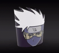 STL file Kakashi- Naruto- FunkoPop 🤓・3D printable model to download・Cults