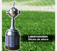 STL file Independiente - Libertadores de America 🏈・Model to