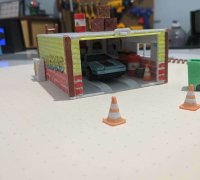 STL file Hot wheels Garage with siding 🥵・3D print model to download・Cults