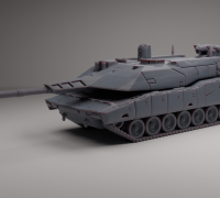 K2 Black Panther Main Battle Tank (3D Printed) x5