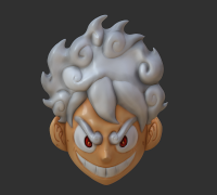 Gear 5 Luffy vs Kaido Jump rop 3D model 3D printable