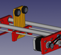 CNC Laser Engraver Rotary Attachment Module 3D model 3D printable
