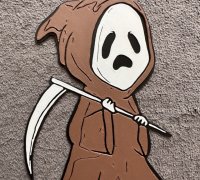 Free STL file Grim Reaper 💀・3D printing design to download・Cults