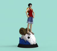 STL file Funko pop Luffy Gear 5 ⚙️・Model to download and 3D print・Cults
