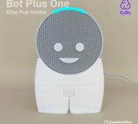STL file Bot - Echo Pop Holder 🤖・3D printing design to download・Cults