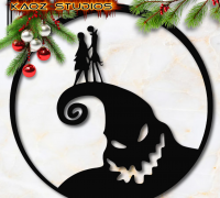 Nightmare Before Christmas Cake Topper by mmontminy, Download free STL  model