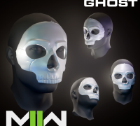 STL file Call of Duty Modern Warfare 2 Ghost 🤙・3D printable design to  download・Cults