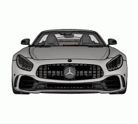 STL file Mercedes Benz and AMG Stand Logo 🚗・3D printable model