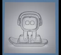 modelo 3d Robot de escritorio Emo AI - TurboSquid 1651434