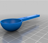 simple scoop (1 teaspoon/5ml) by Marlin, Download free STL model