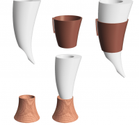 Warped Claw Cup - 3D model by MandicReally on Thangs