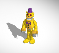 3D file FIVE NIGHTS AT FREDDY'S Nightmare FredBear FILES FOR COSPLAY OR  ANIMATRONICS 🎃・Model to download and 3D print・Cults