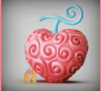 STL file Gura Gura No Mi Devil Fruit 😈・3D printer model to download・Cults