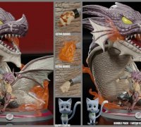 Natsu 3D Model Dragneel Dragon Form