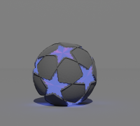 IM PORTACHIAVI STARBALL CHAMPIONS LEAGUE 3D