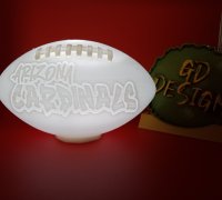 Free STL file Arizona Cardinals - Logo・3D printable design to download・Cults