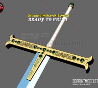 STL file One Piece Yoru Mihawk Sword 🗡️・3D printer model to download・Cults