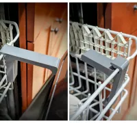 KitchenAid Dish Rack Replacement by ahaque, Download free STL model