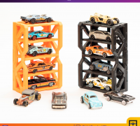 STL file RC Car Stand with Hardware Organizer - HEAVY Duty 🚗・3D print  model to download・Cults