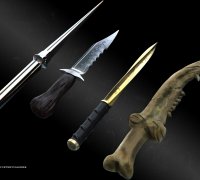 3D file Angel Devil CSM Sword Prop・Template to download and 3D print・Cults