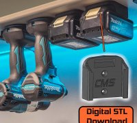 STL file Milwaukee M18 to Makita 18V Akku Adapter 🔧・3D printing template  to download・Cults