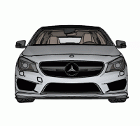 STL file Mercedes Benz and AMG Stand Logo 🚗・3D printable model