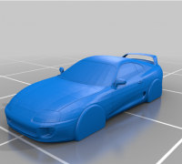 STL file Toyota Supra MK4 1/24 - V2 Kit 🚗・3D printable model to  download・Cults