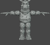 STL file SPRINGTRAP FIVE NIGHTS AT FREDDY'S / PRINT-IN-PLACE