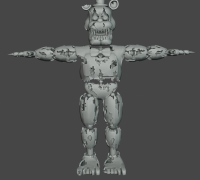 FOXY FLEXY FIVE NIGHTS AT FREDDY'S PRINT-IN-PLACE, 3D models download