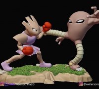 STL file Pokemon - Hitmonlee with 2 poses 🐉・Model to download and 3D  print・Cults