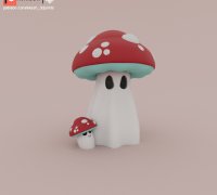 STL file Modern Mushroom Lamp 🍄・3D printing idea to download・Cults