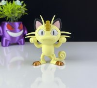 3D Print & paint Meowth air balloon pokemon #3dprinting #3dprint