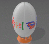 Free STL file Rugby Kicking Tee 🏉・Model to download and 3D print・Cults